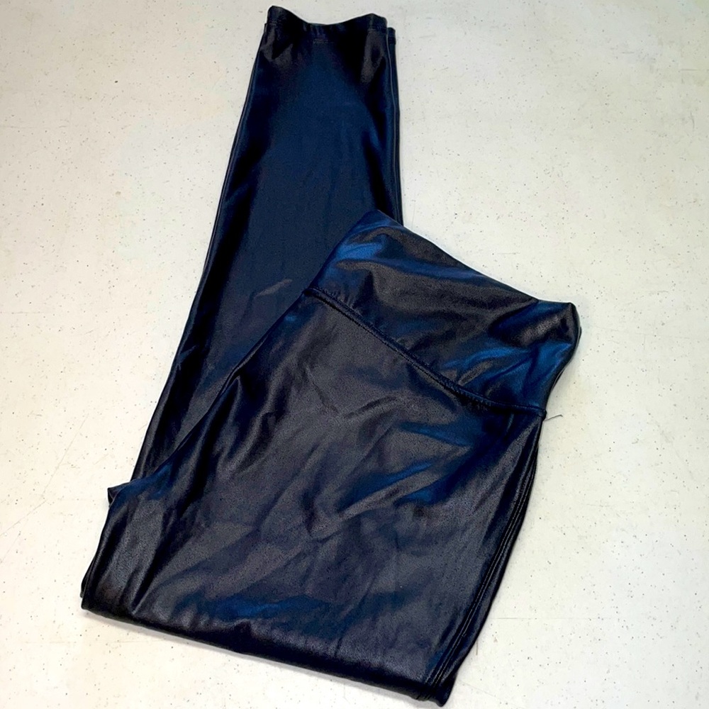 Spring + Mercer Faux Leather Black Leggings